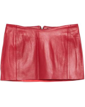 COWBOYS OF HABIT Christina Mini Skirt - Red