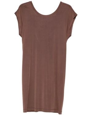 Liu Jo Short Shiny Jersey Dress - Brown