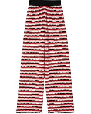 La DoubleJ Checkers Pants - Red