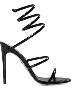 Rene Caovilla Cleo Wrap-Around Sandals - Black