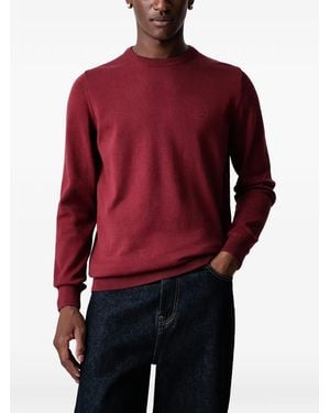 Barbour Logo-Embroidered Crew-Neck Jumper