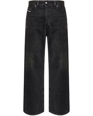 DIESEL D-Rise Faded Jeans - Black