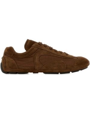 Prada Montecarlo Re-Edition 2005 suede sneakers - Braun
