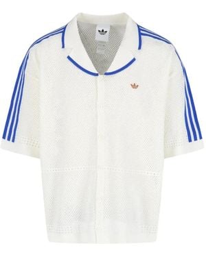 adidas Chemise Resort En Résille - Blue