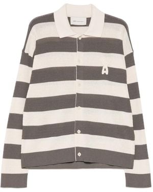 Ami Paris Ami De Coeur Cardigan - White