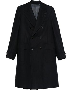 Lardini ダブルコート - ブラック