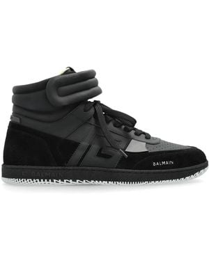 Balmain Swan Sneakers - Schwarz