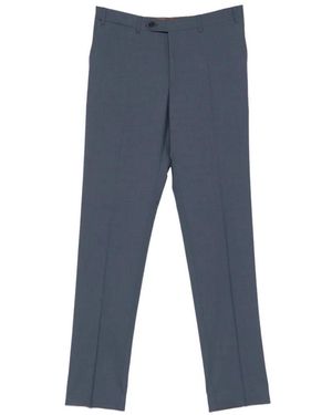 Canali Buttoned Pants - Blue