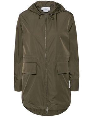 Thom Browne Hooded Parka Jacket - Green