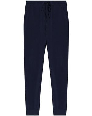 Hanro Drawstring Straight-Leg Trousers - Blue