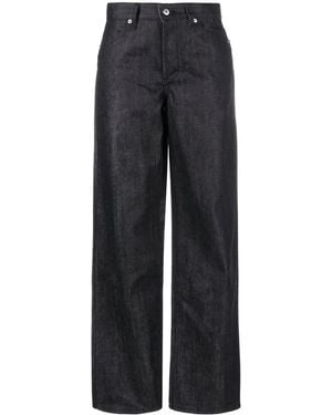 Jil Sander High-Waisted Straight-Leg Jeans - Blue