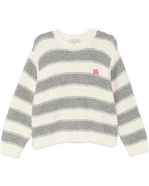 Stine Goya Gestreifter Pullover - Weiß