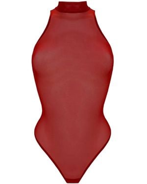 Bordelle Signature Body Mit Stehkragen - Rot