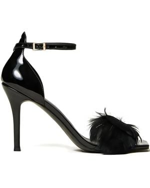 Twinset Sandalias con tacón de 100 mm - Negro