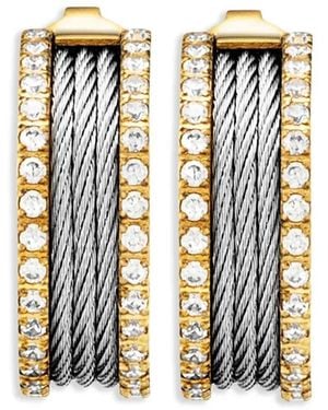 Charriol Forever Magnifique Ohrringe - Weiß