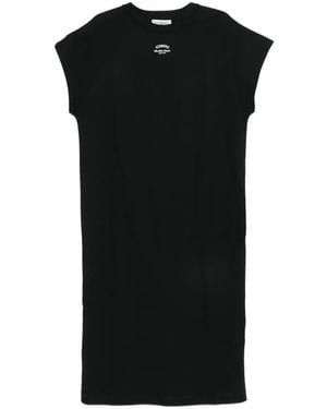 Iceberg Logo-Print Mini Dress - Black