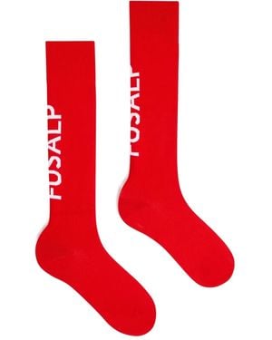 Fusalp Pop Ii Ski Socks - Red