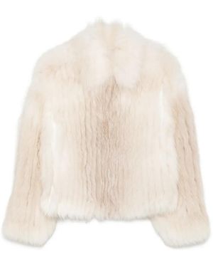 Liska Long-Sleeve Panelled Jacket - White