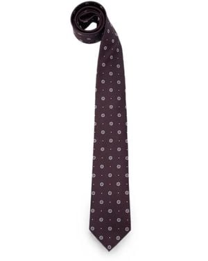 Saint Laurent Tie - Purple