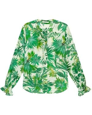 Maliparmi Floral-Print Shirt - Green