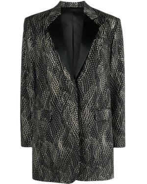 Isabel Marant Hadiya シングルジャケット - ブラック