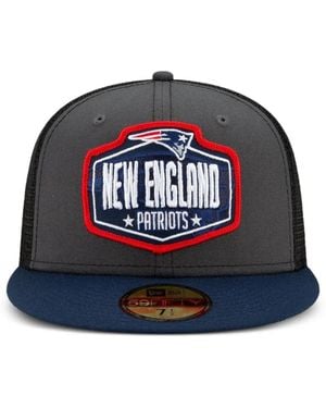 KTZ 59Fifty New England Patriots 2021 Draft Fitted Cap - Blue