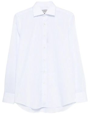 Canali Striped shirt - Blanco