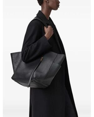AllSaints Alba Leather Tote Bag - Black
