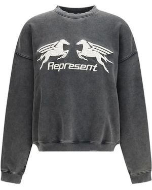 Represent Pegasus Crew-Neck Sweatshirt - Grey