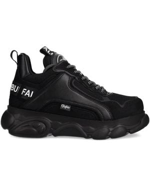 Buffalo Zapatillas Con Suela Gruesa - Negro