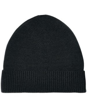 Bompard Ribbed Beanie Hat - Black