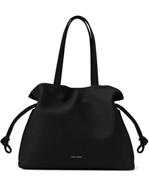Esin Akan Large Emma Leather Tote Bag - Black