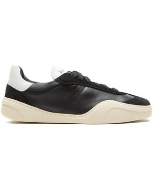 Acne Studios Lace-Up Panelled Trainers - Black