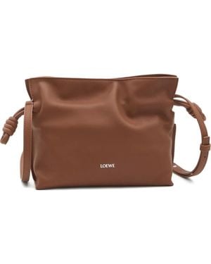 Loewe フラメンコ クラッチバッグ ミニ - ブラウン