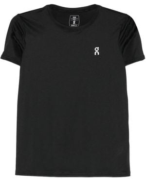 On Shoes Logo-Print T-Shirt - Black