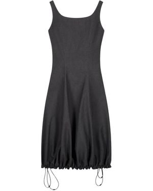 Coperni Getailleerde Ballonjurk - Blauw