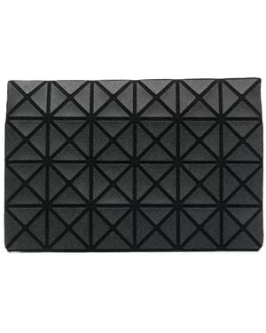 Issey Miyake Portefeuille Pliant À Motif Géométrique - Noir