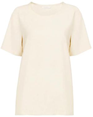 Chloé Kurzärmeliges T-Shirt - Natur