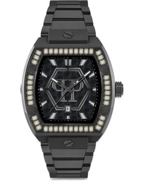 Philipp Plein Hexagon Phantom 44Mm Watch - Black