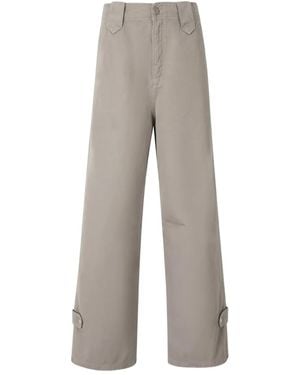 Dorothee Schumacher Pantalones Algodón Lino - Gris