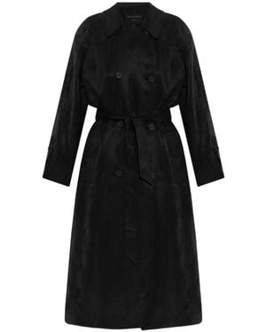 AllSaints Lizie Double-Breasted Coat - Black
