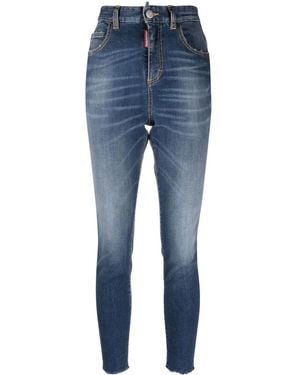DSquared² Cotton Trousers - Blue