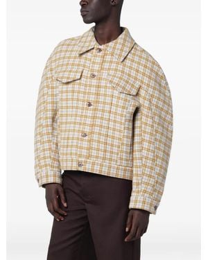 Séfr Sobrecamisa Matthieu A Cuadros - Neutro