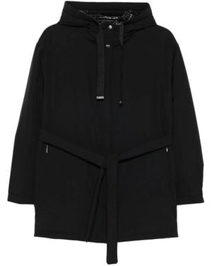 Herno Jacke Mit Kapuze - Schwarz