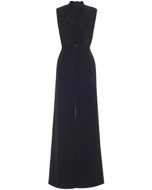 Adam Lippes Blythe Silk Jumpsuit - Blue