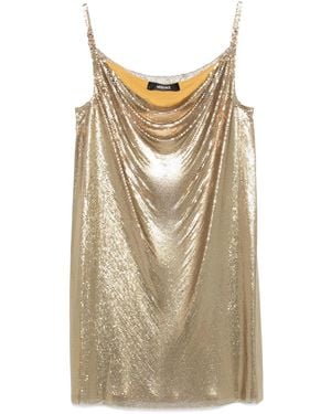 Versace V-neck dress - Mettallic