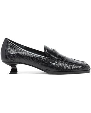 DIESEL D-Amber Moc Heeled Court Shoes - Black