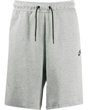 Nike Swoosh Logo Shorts - Grey