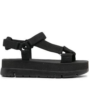 Camper Oruga Up Platform Sandals - Black