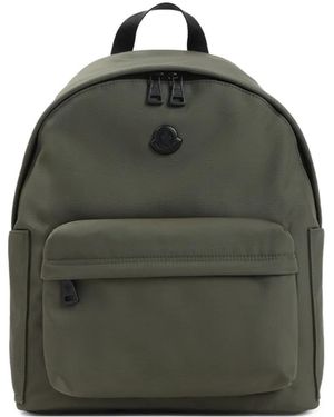 Moncler ジップポケット バックパック - グリーン